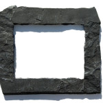Black 11x14 Rock Picture Frame