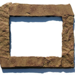 Tan 11x14 Rock Picture Frame